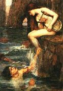 John William Waterhouse The Siren oil on canvas